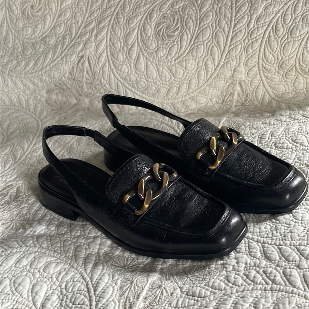 Naturalizer Frances Slingback Loafers with Gold Chain Detail * NWT * Sz …